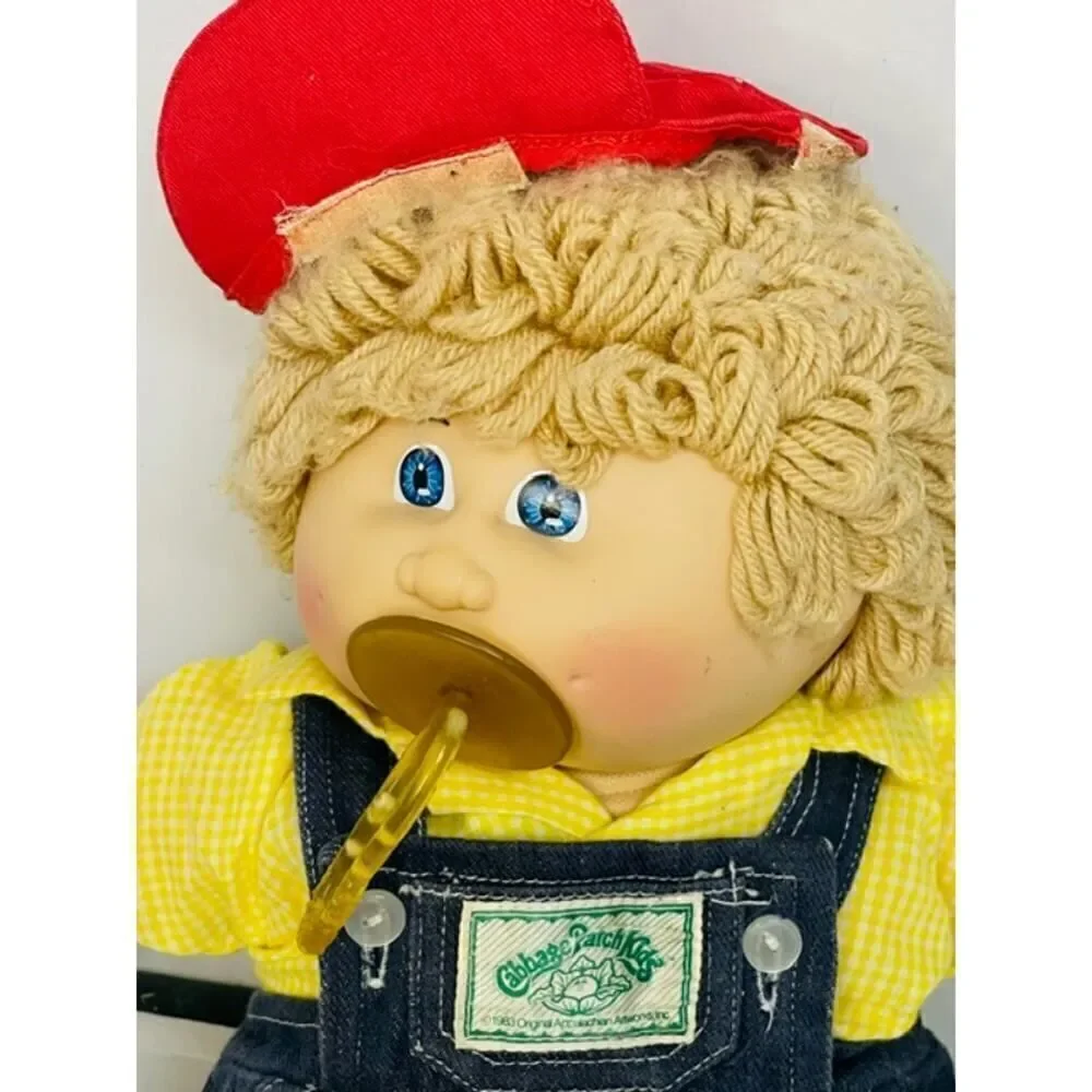 1982 Vintage Cabbage Patch Kids Caucasian Boy Doll Emil Grover